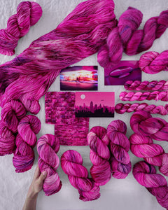 Wanderlust - Ruby and Roses Yarn - Hand Dyed Yarn