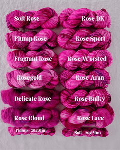 Wanderlust - Ruby and Roses Yarn - Hand Dyed Yarn
