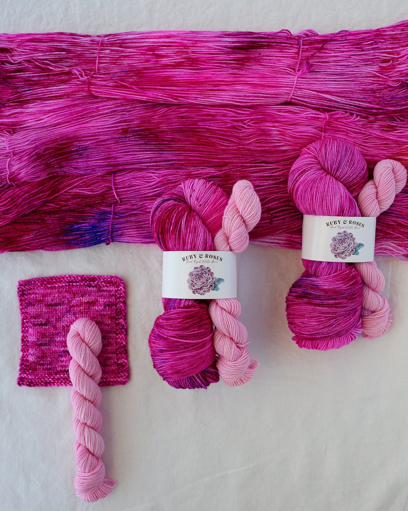 Wanderlust - Sock Set - Ruby and Roses Yarn - Hand Dyed Yarn
