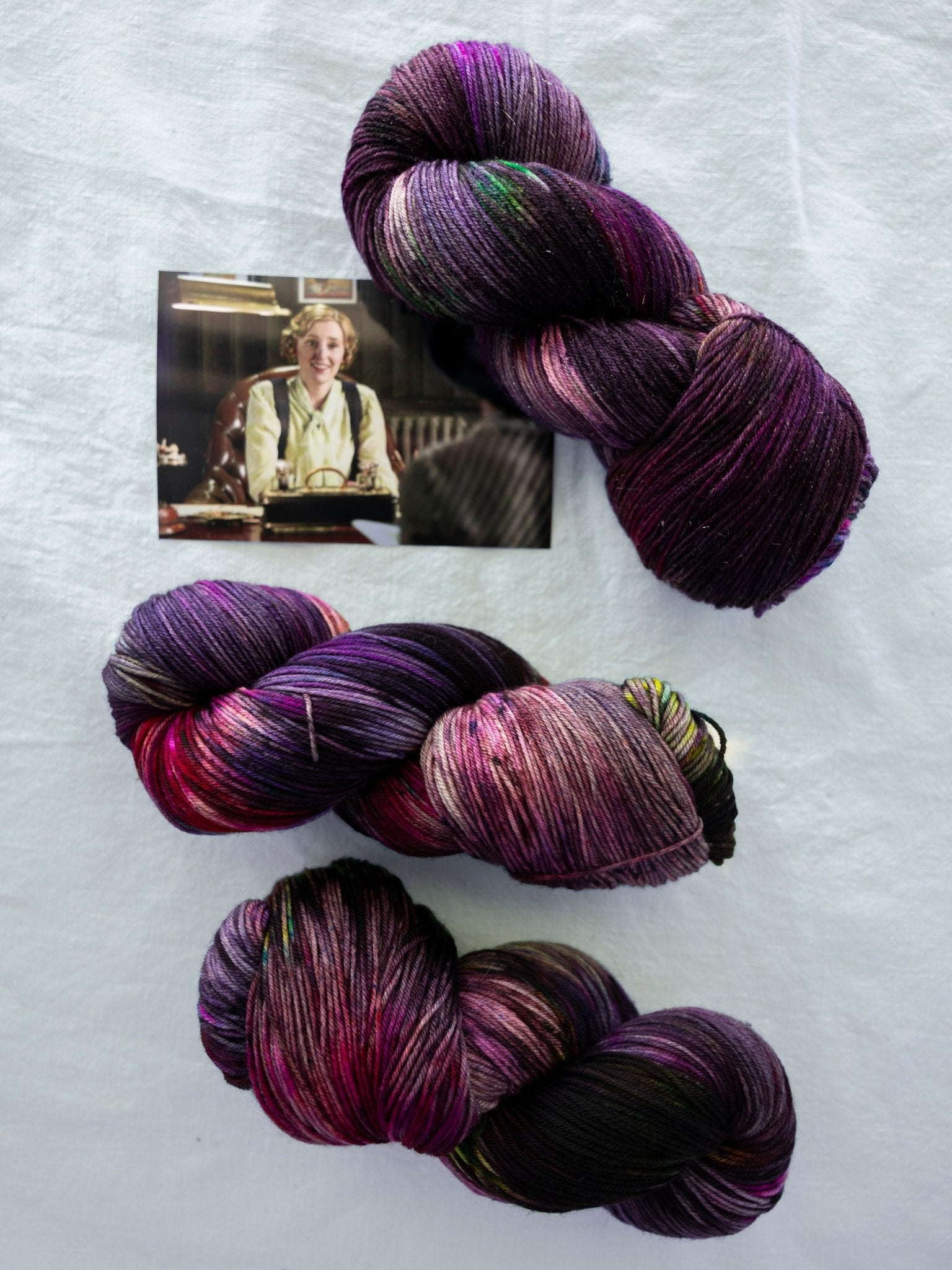 we like strong women here - Ruby and Roses Yarn - Hand Dyed Yarn