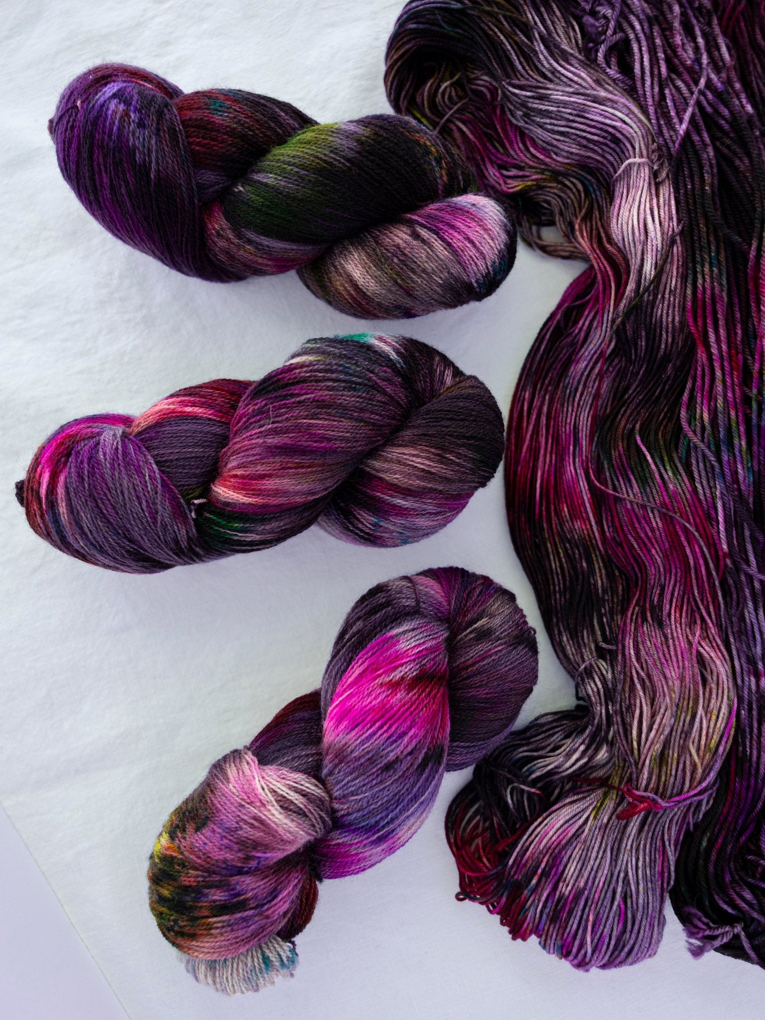 we like strong women here - Ruby and Roses Yarn - Hand Dyed Yarn