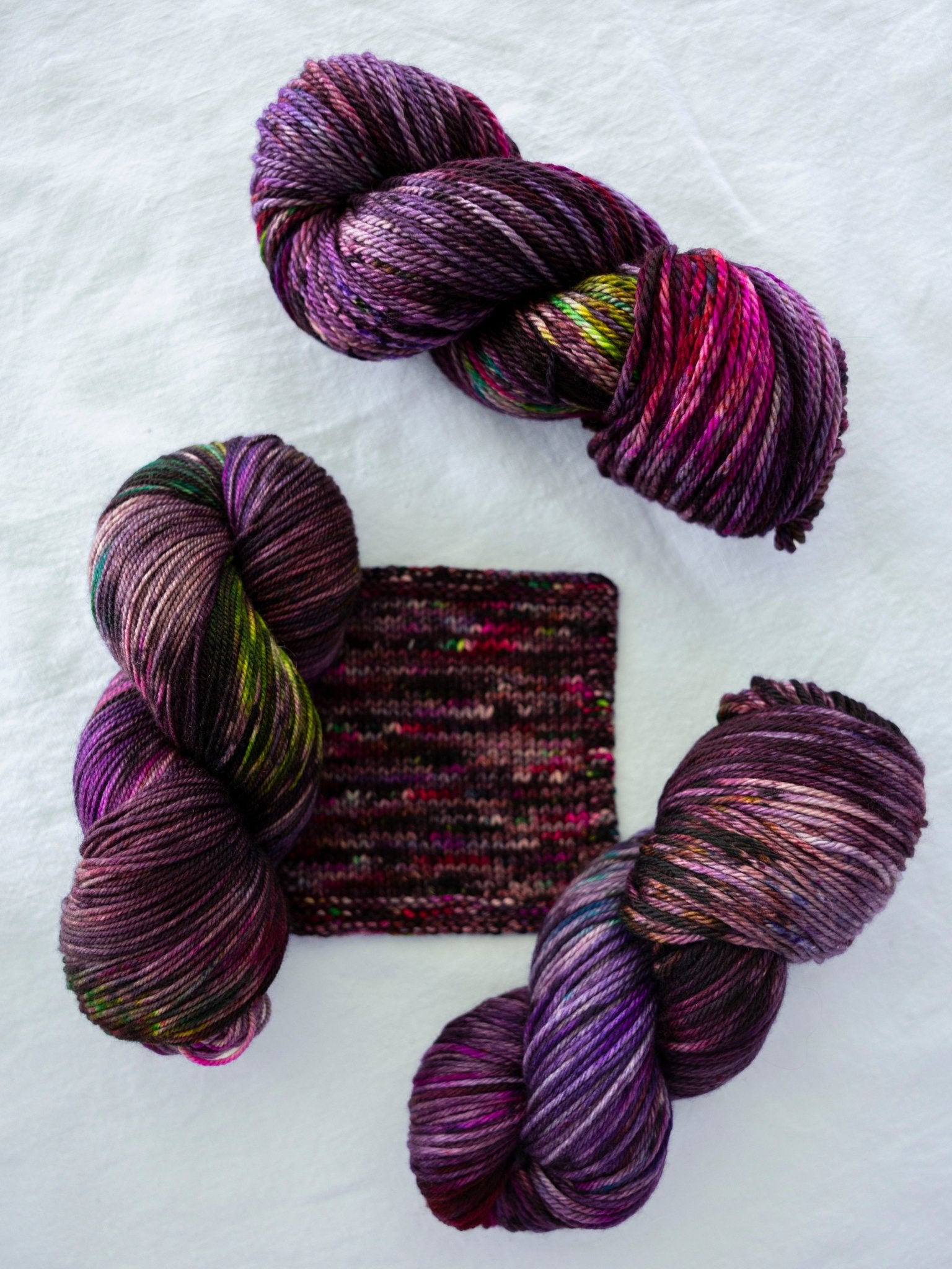 we like strong women here - Ruby and Roses Yarn - Hand Dyed Yarn