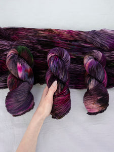 we like strong women here - Ruby and Roses Yarn - Hand Dyed Yarn