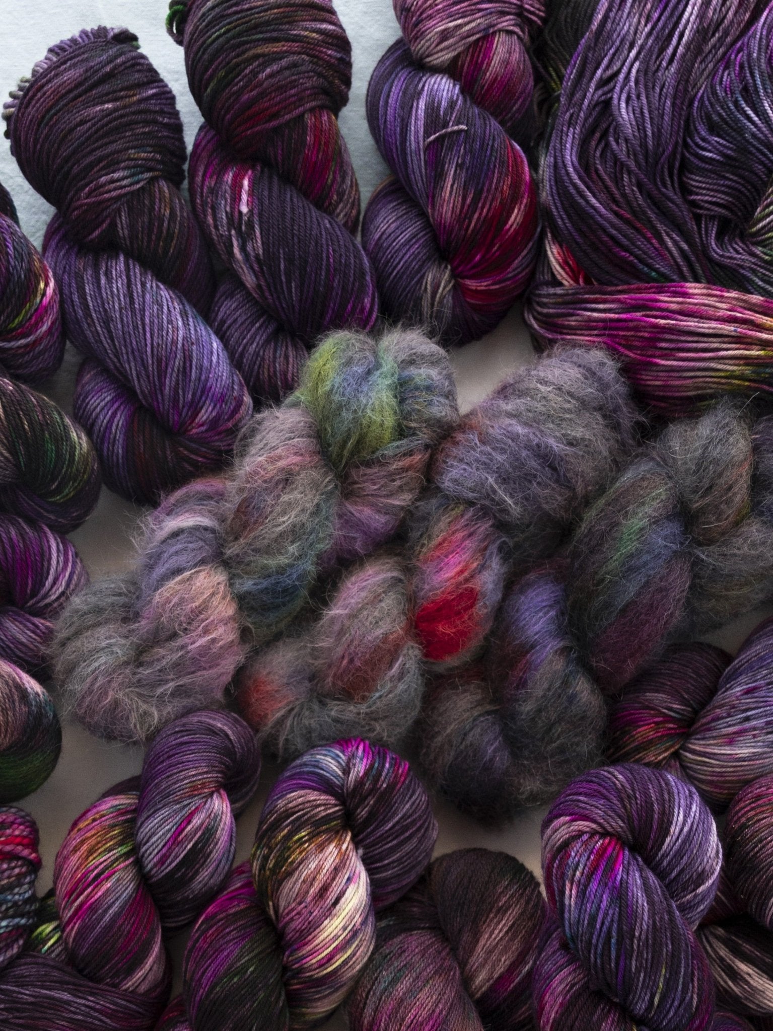 we like strong women here - Ruby and Roses Yarn - Hand Dyed Yarn