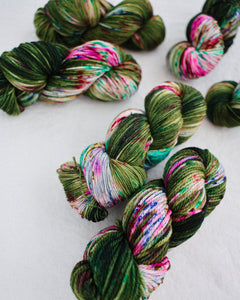 Whispering Pines - Exclusive Pre - order - Ruby and Roses Yarn - Hand Dyed Yarn
