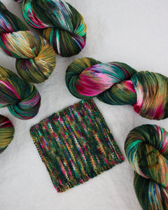 Whispering Pines - Exclusive Pre - order - Ruby and Roses Yarn - Hand Dyed Yarn