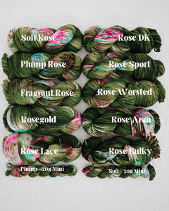 Whispering Pines - Exclusive Pre - order - Ruby and Roses Yarn - Hand Dyed Yarn