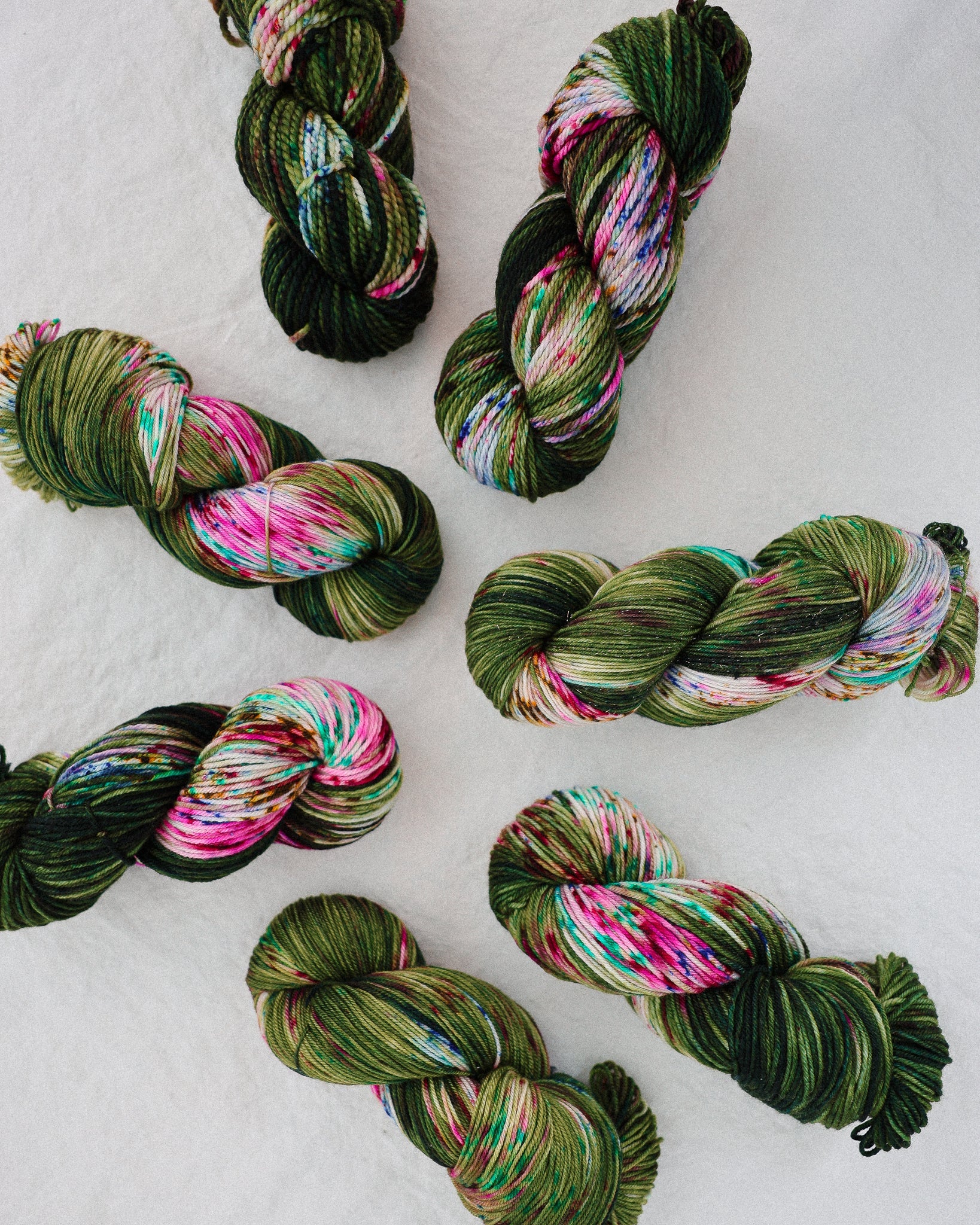 Whispering Pines - Exclusive Pre - order - Ruby and Roses Yarn - Hand Dyed Yarn