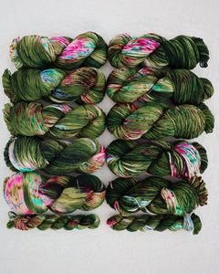 Whispering Pines - Exclusive Pre - order - Ruby and Roses Yarn - Hand Dyed Yarn
