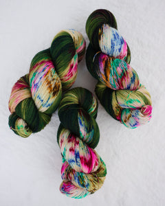 Whispering Pines - Exclusive Pre - order - Ruby and Roses Yarn - Hand Dyed Yarn