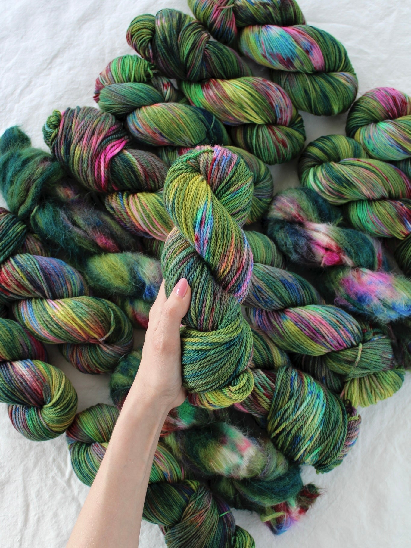 Whispering Pines - Exclusive Pre - order - Ruby and Roses Yarn - Hand Dyed Yarn