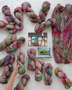 Window Box - Ruby and Roses Yarn - Hand Dyed Yarn