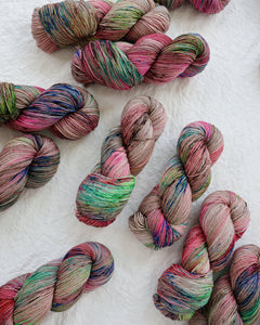 Window Box - Ruby and Roses Yarn - Hand Dyed Yarn