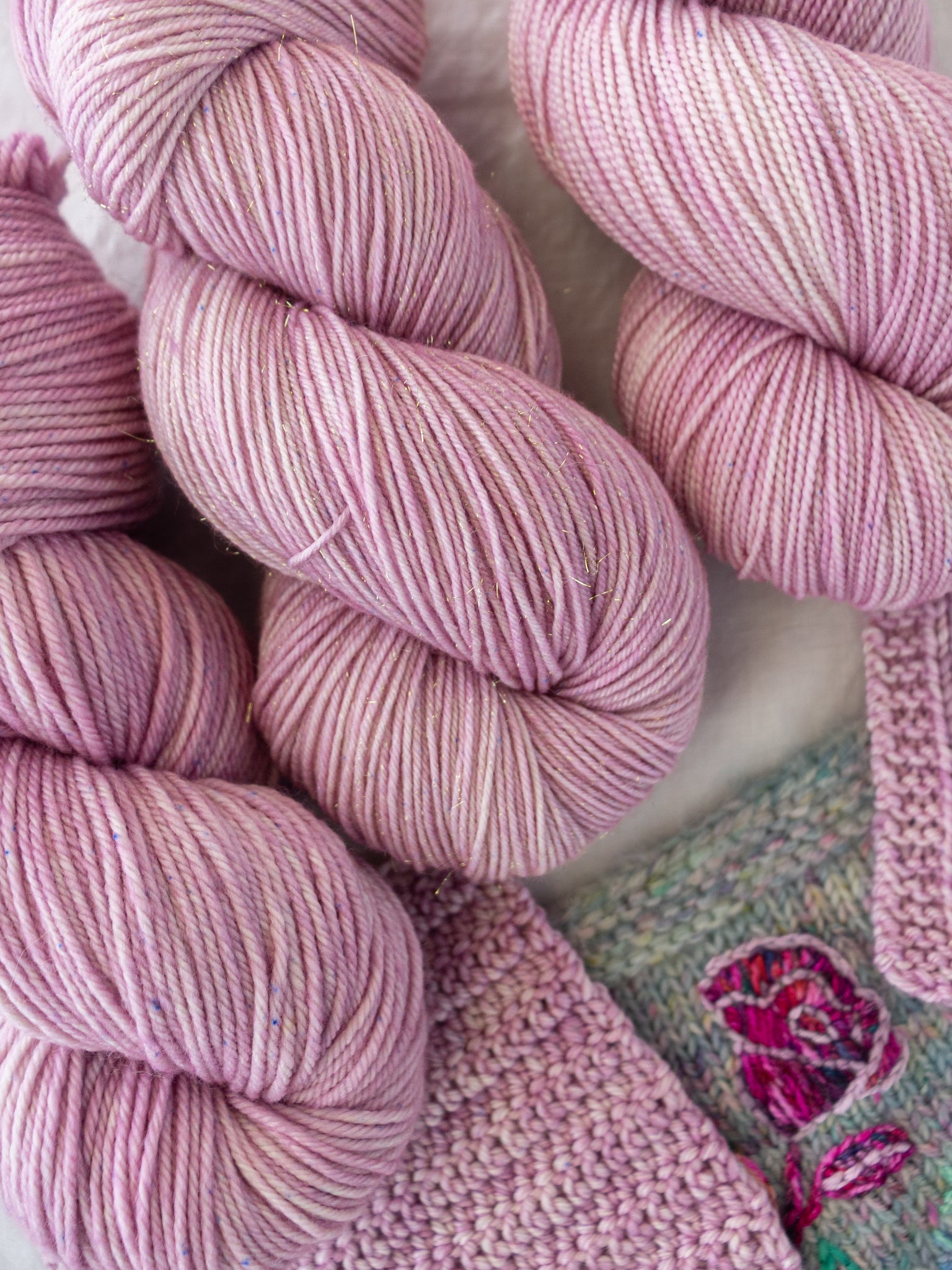 Wisteria - Ruby and Roses Yarn - Hand Dyed Yarn