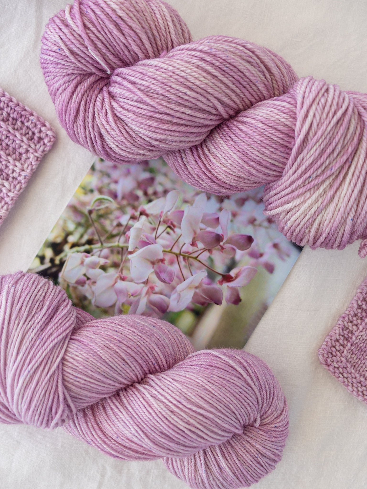 Wisteria - Ruby and Roses Yarn - Hand Dyed Yarn