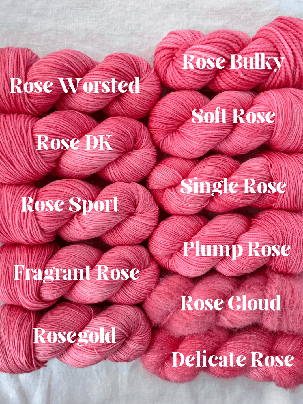 Anemone - Ruby and Roses Yarn - Hand Dyed Yarn