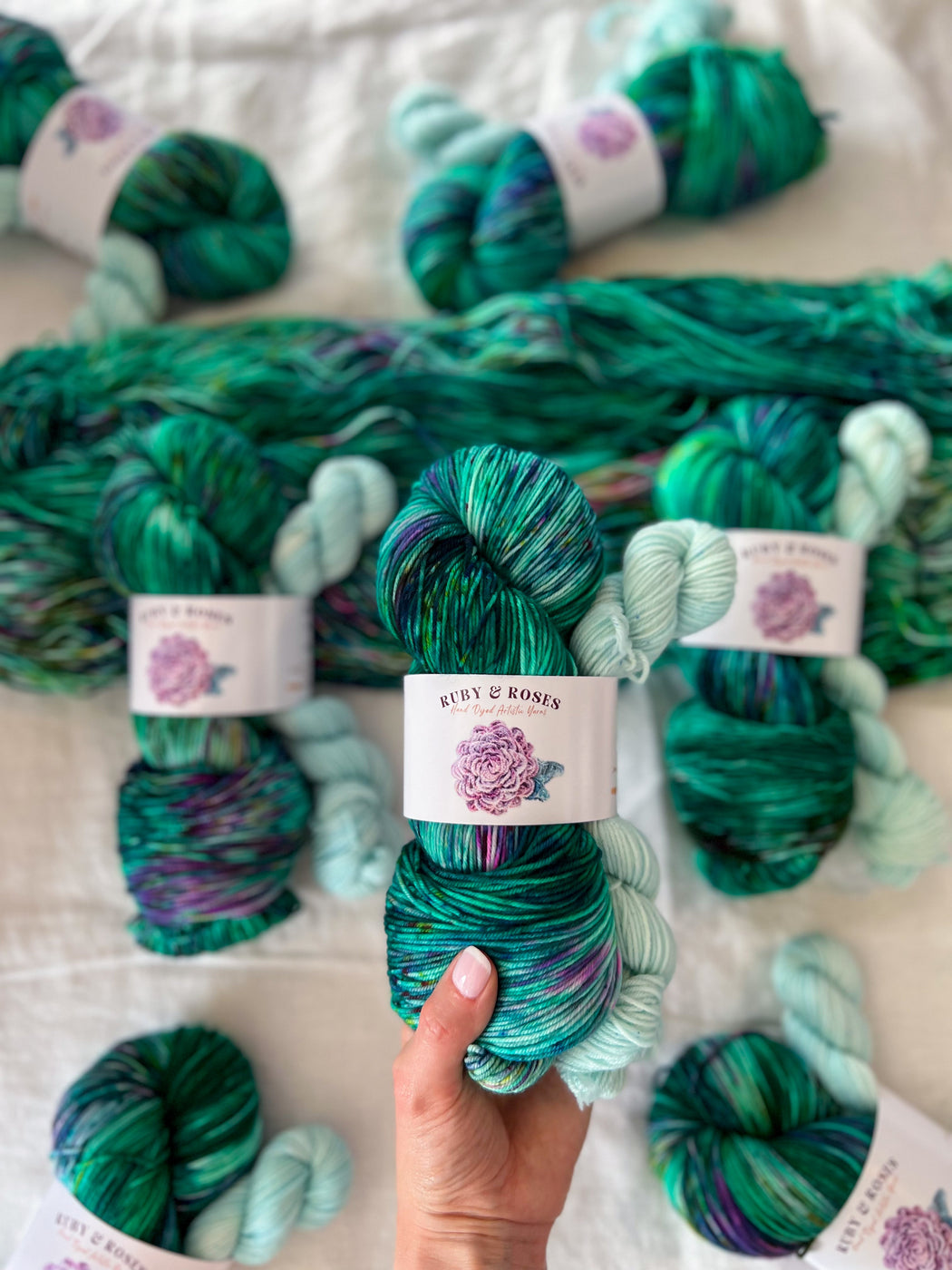 Archipelago /// Sock Set - Ruby and Roses Yarn - Hand Dyed Yarn