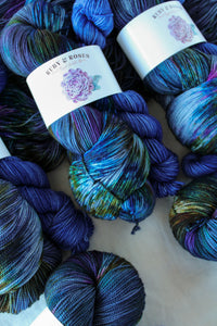 Bejeweled - Sock Set /// Pre-Order - Ruby and Roses Yarn - Hand Dyed Yarn