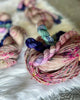 Blushing Bride /// OOAK Sock Set - Ruby and Roses Yarn
