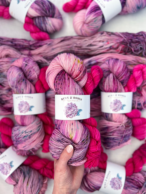 Bohemian /// Sock Set - Ruby and Roses Yarn - Hand Dyed Yarn