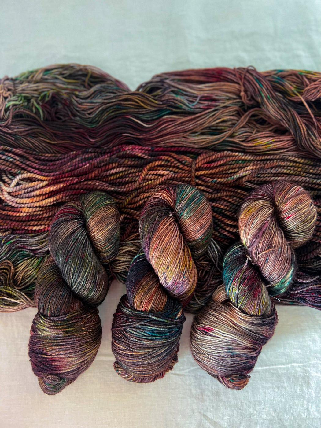 Cathedral Portal - Ruby and Roses Yarn - Hand Dyed Yarn
