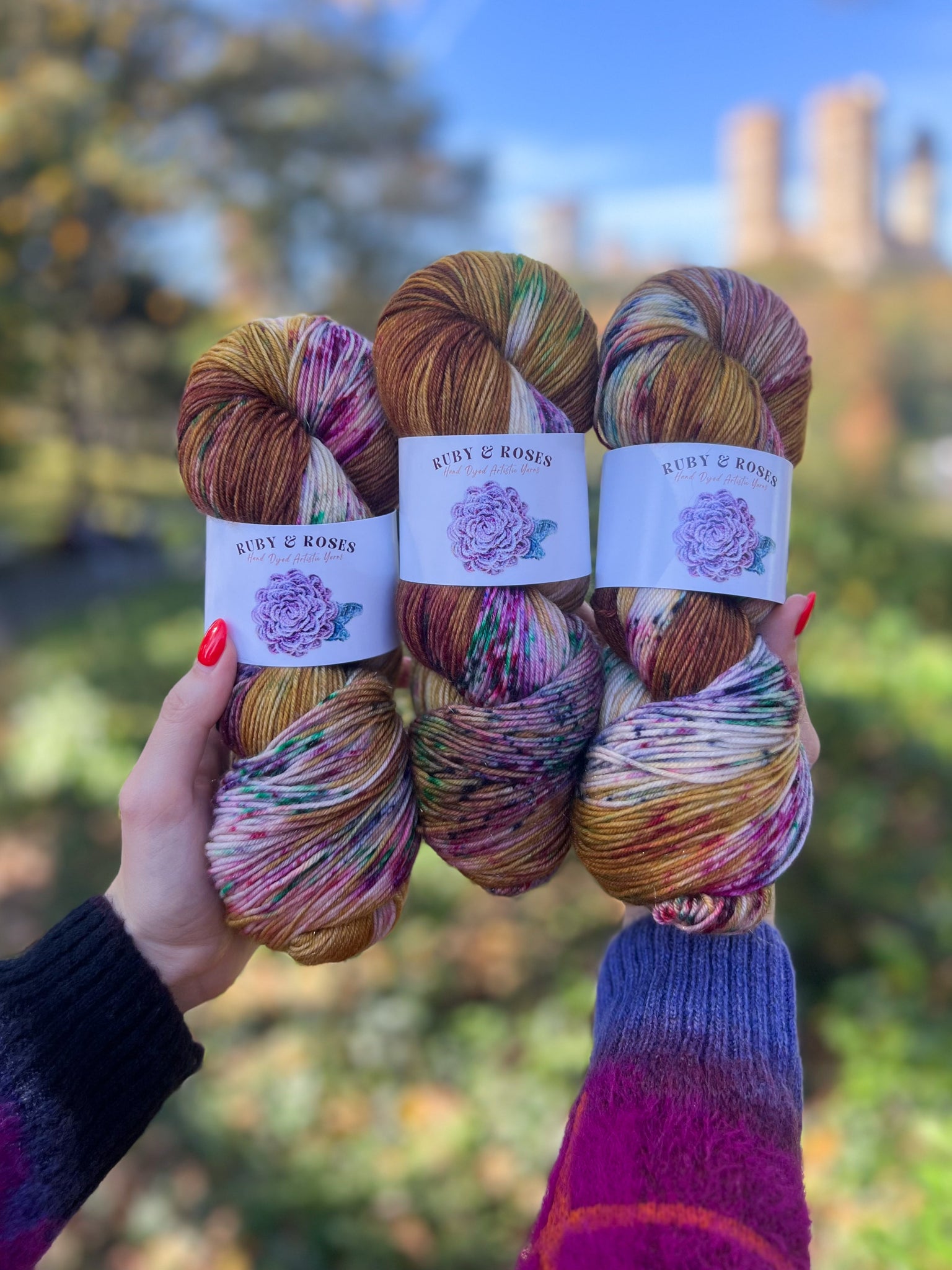 Christmas Market /// Pre-Order - Ruby and Roses Yarn - Hand Dyed Yarn