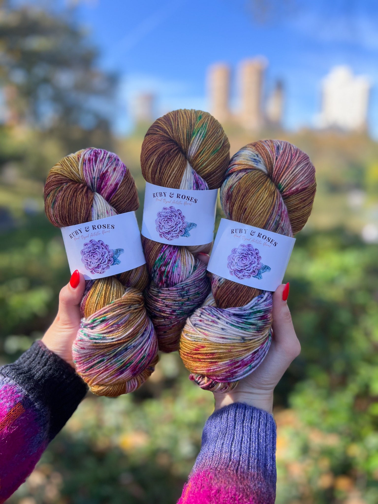 Christmas Market /// Pre-Order - Ruby and Roses Yarn - Hand Dyed Yarn