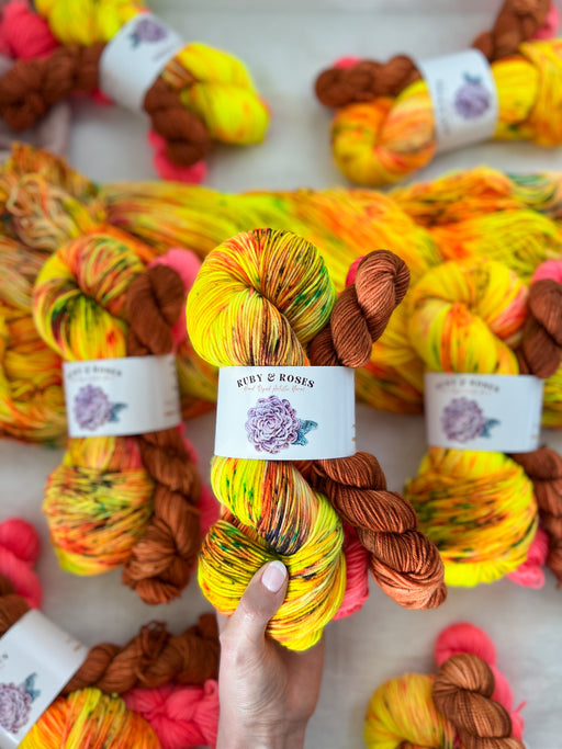 Equinox /// Sock Set - Ruby and Roses Yarn - Hand Dyed Yarn