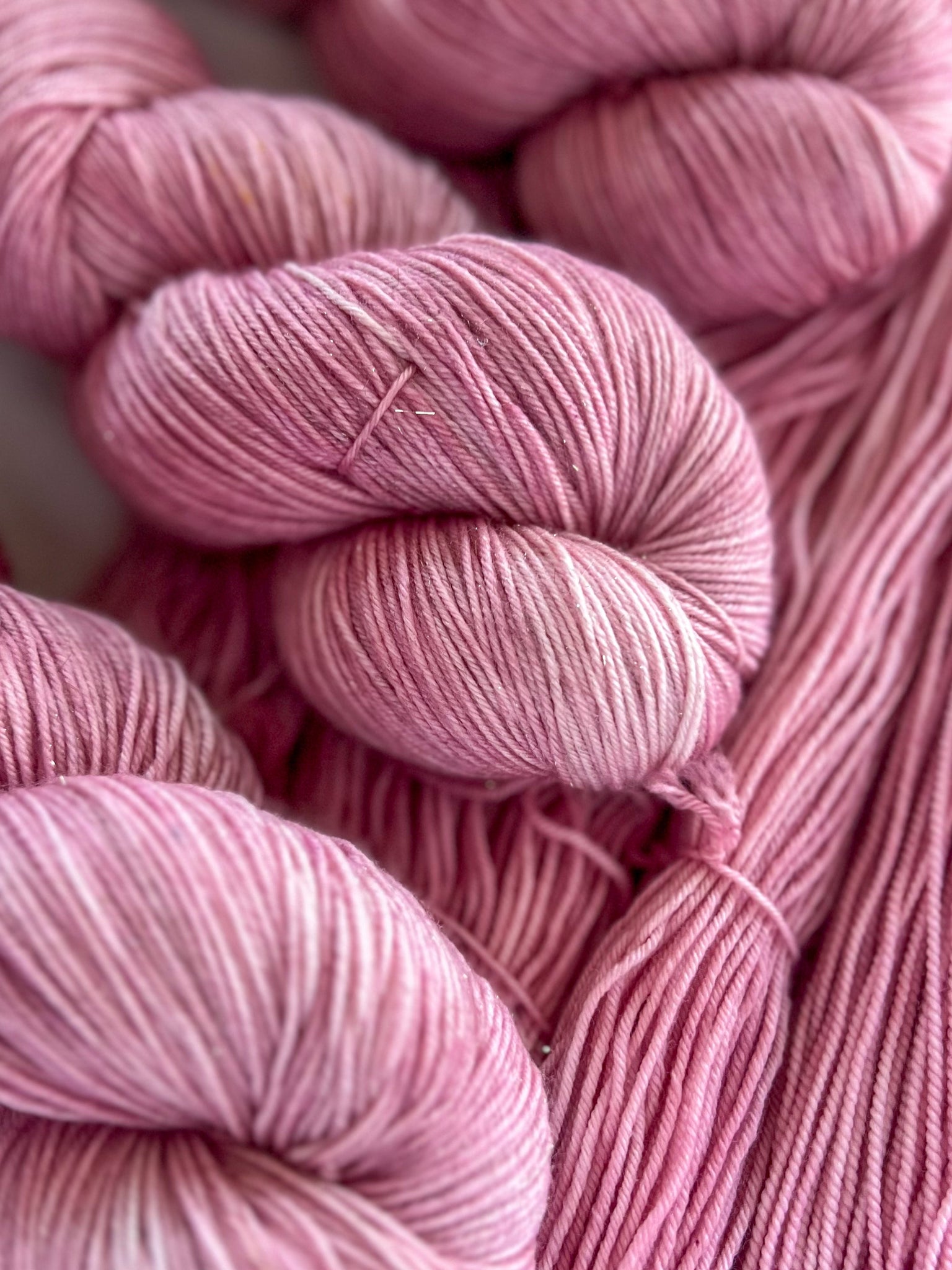 Glitzy /// Pre-Order - Ruby and Roses Yarn - Hand Dyed Yarn