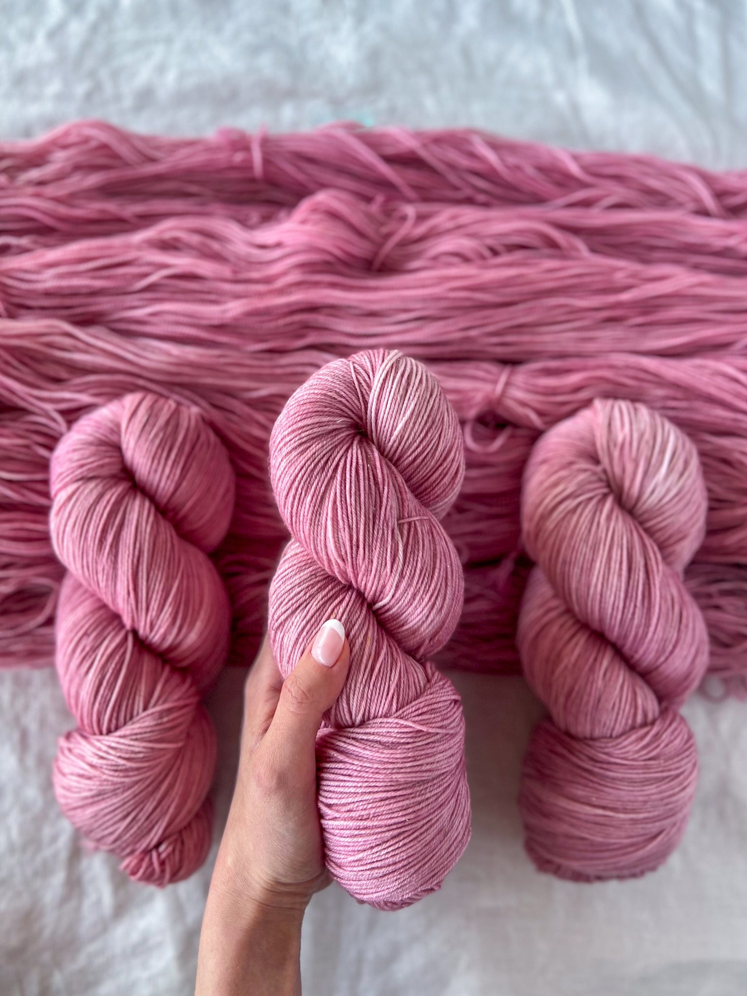 Glitzy /// Pre-Order - Ruby and Roses Yarn - Hand Dyed Yarn