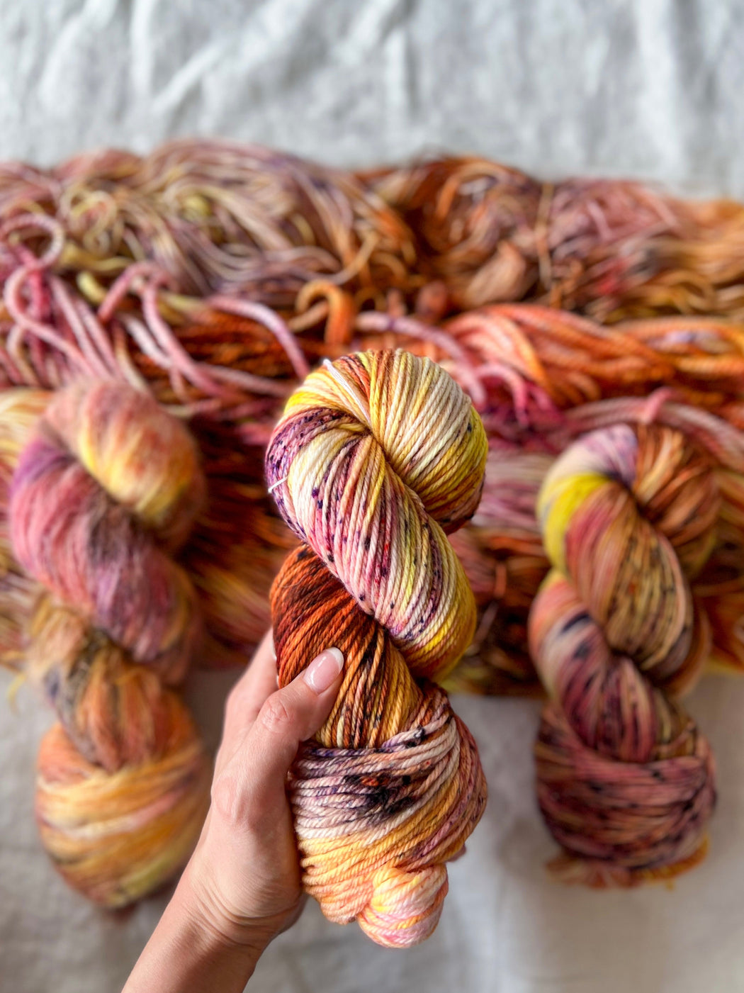 Golden Alley - Ruby and Roses Yarn - Hand Dyed Yarn