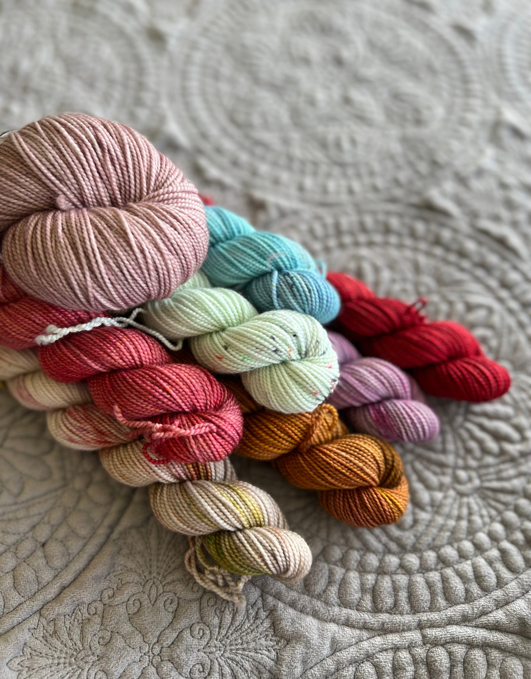Golden Fingers of Sunlight /// OOAK Minis Collection - Ruby and Roses Yarn