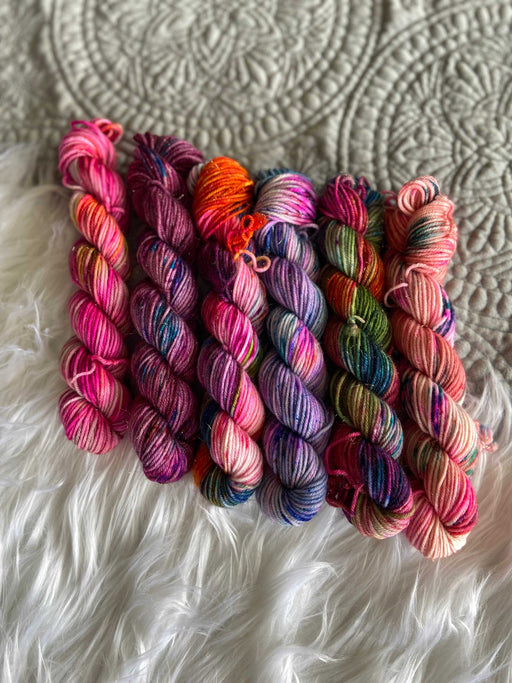 Grandiose /// OOAK Minis Collection - Ruby and Roses Yarn