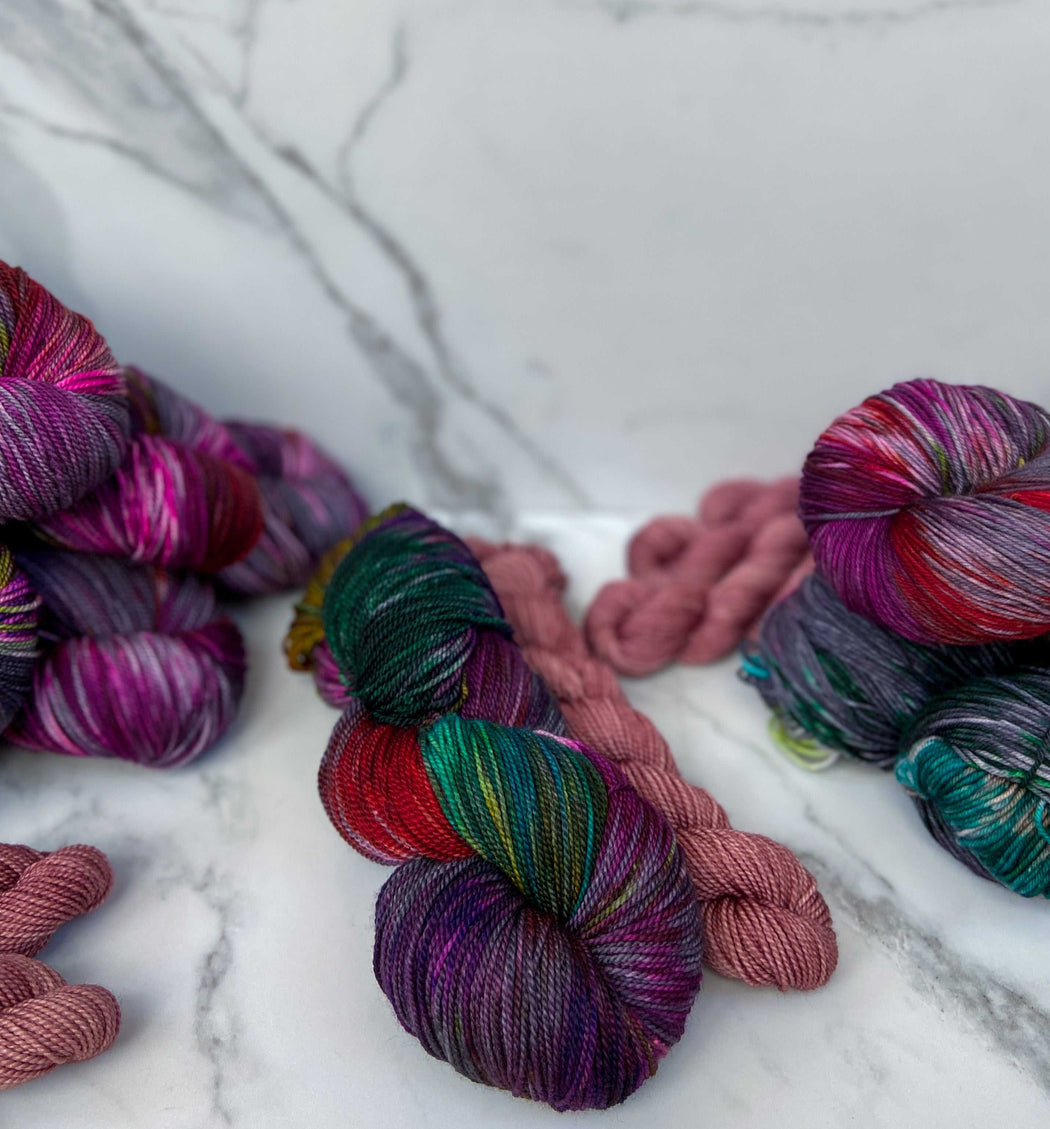 Hidden House Sock Set - Ruby and Roses Yarn
