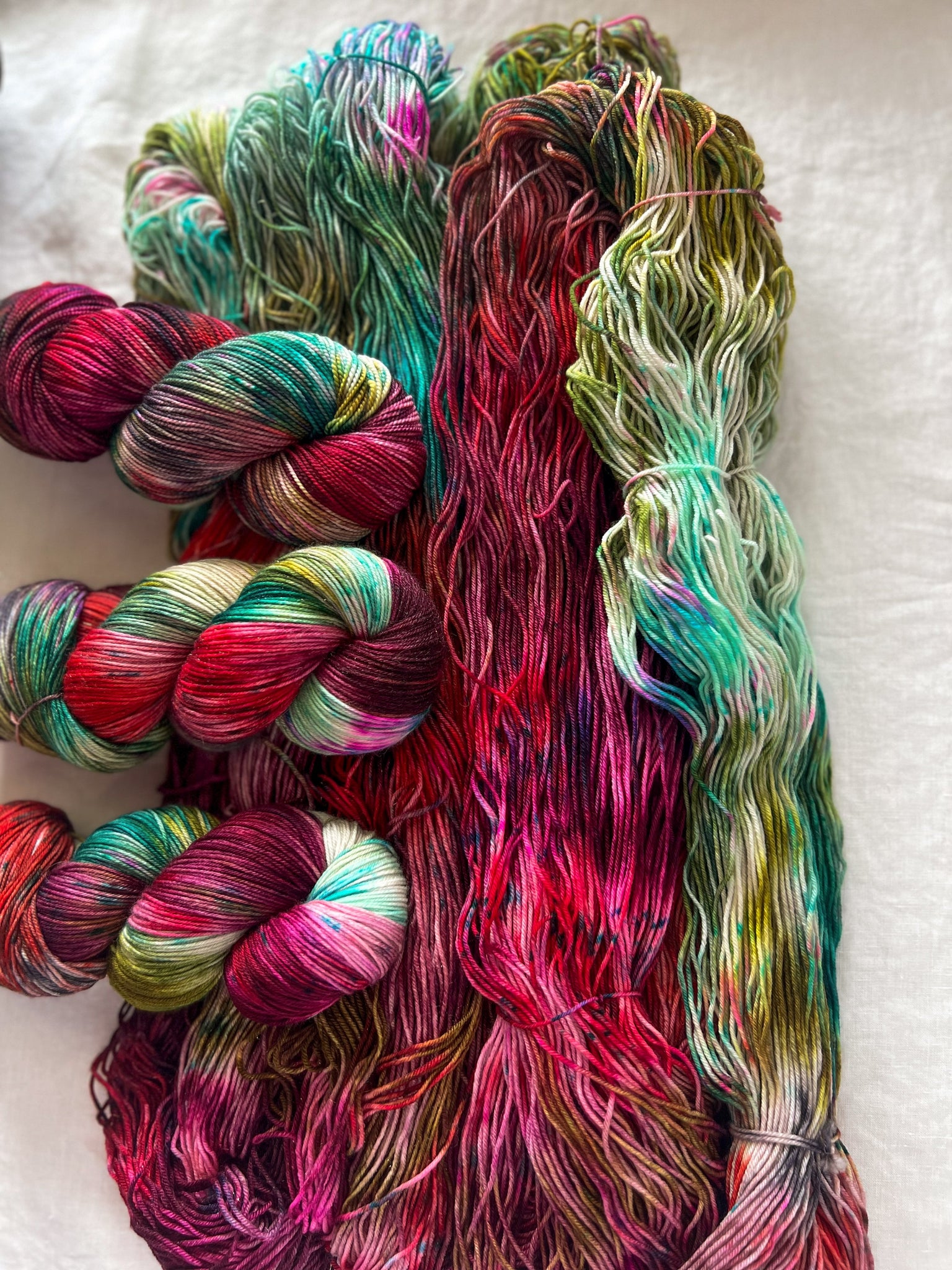 Home For The Holidays /// Pre-Order - Ruby and Roses Yarn - Hand Dyed Yarn