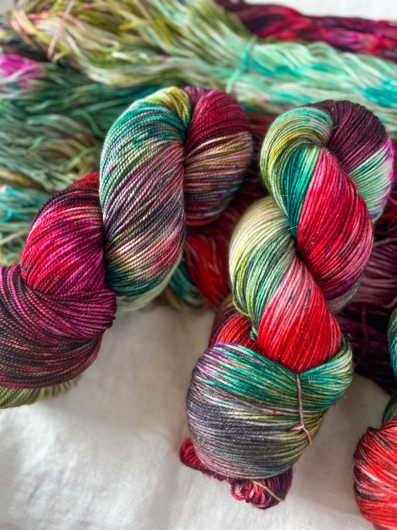 Home For The Holidays /// Pre-Order - Ruby and Roses Yarn - Hand Dyed Yarn