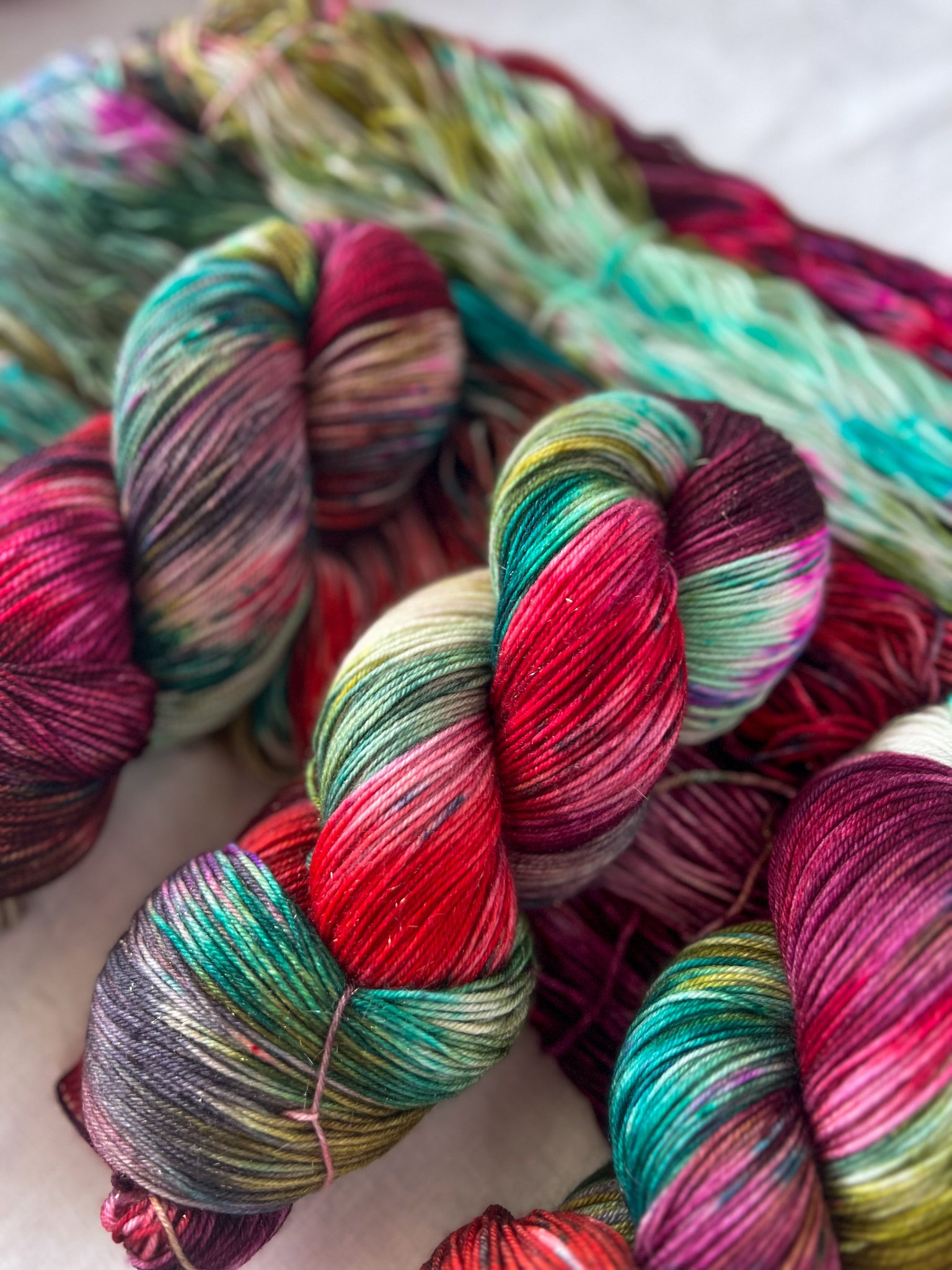 Home For The Holidays /// Pre-Order - Ruby and Roses Yarn - Hand Dyed Yarn