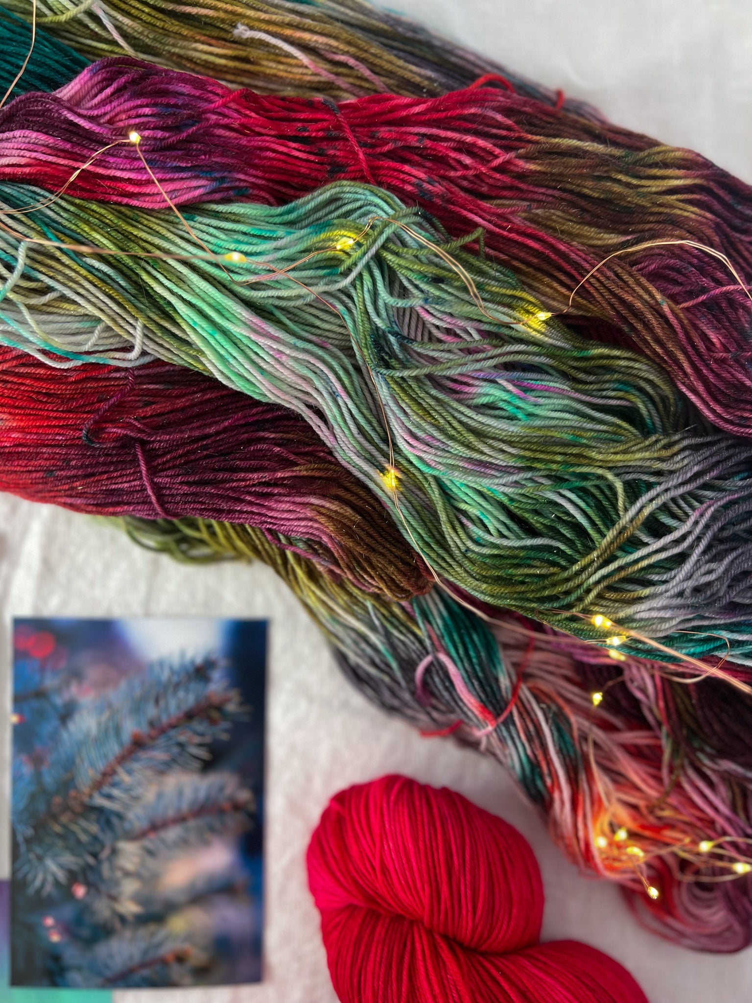 Home For The Holidays /// Pre-Order - Ruby and Roses Yarn - Hand Dyed Yarn