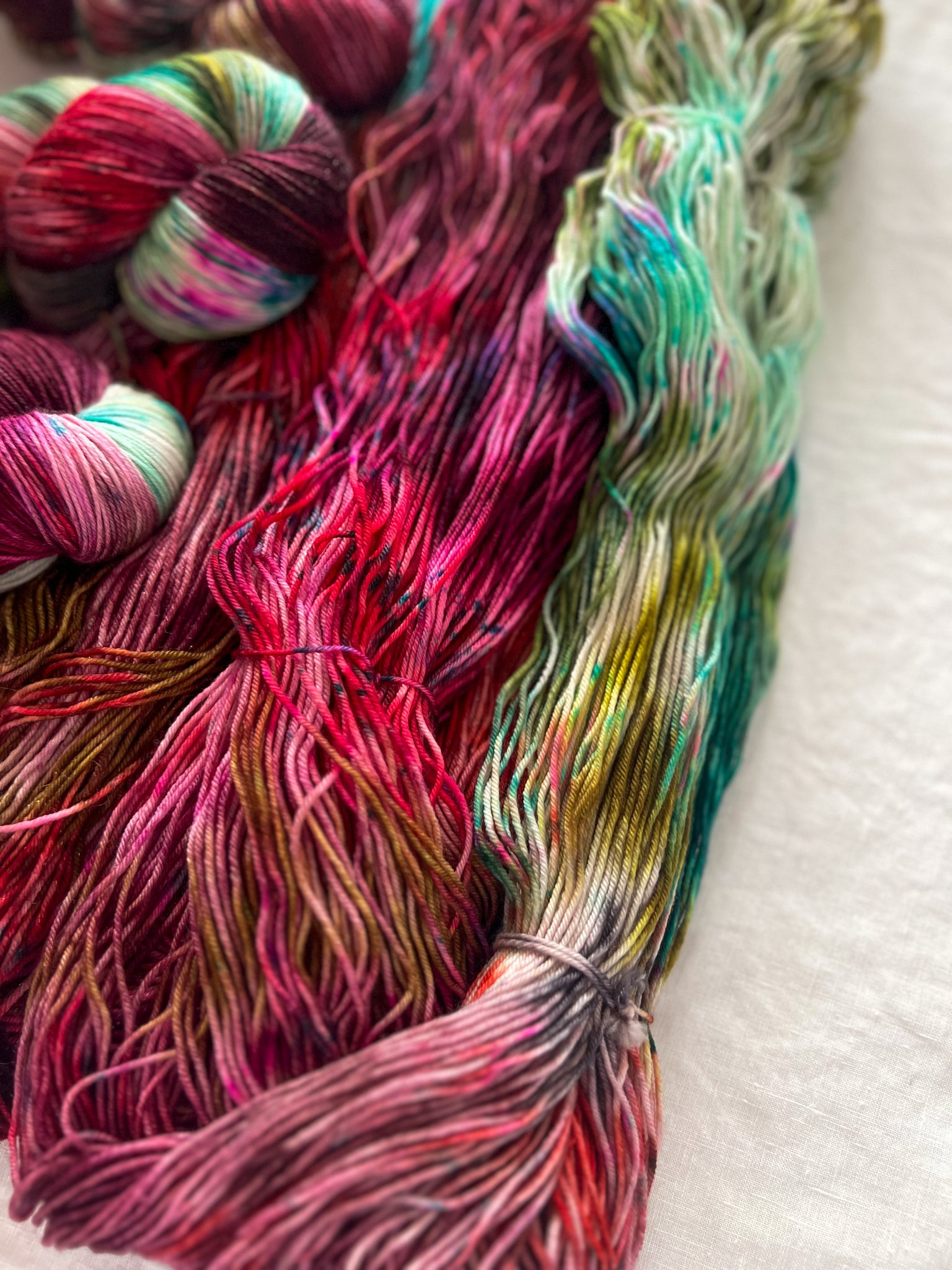 Home For The Holidays /// Pre-Order - Ruby and Roses Yarn - Hand Dyed Yarn