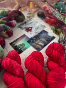 Home For The Holidays /// Pre-Order - Ruby and Roses Yarn - Hand Dyed Yarn