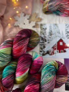 Home For The Holidays /// Pre-Order - Ruby and Roses Yarn - Hand Dyed Yarn