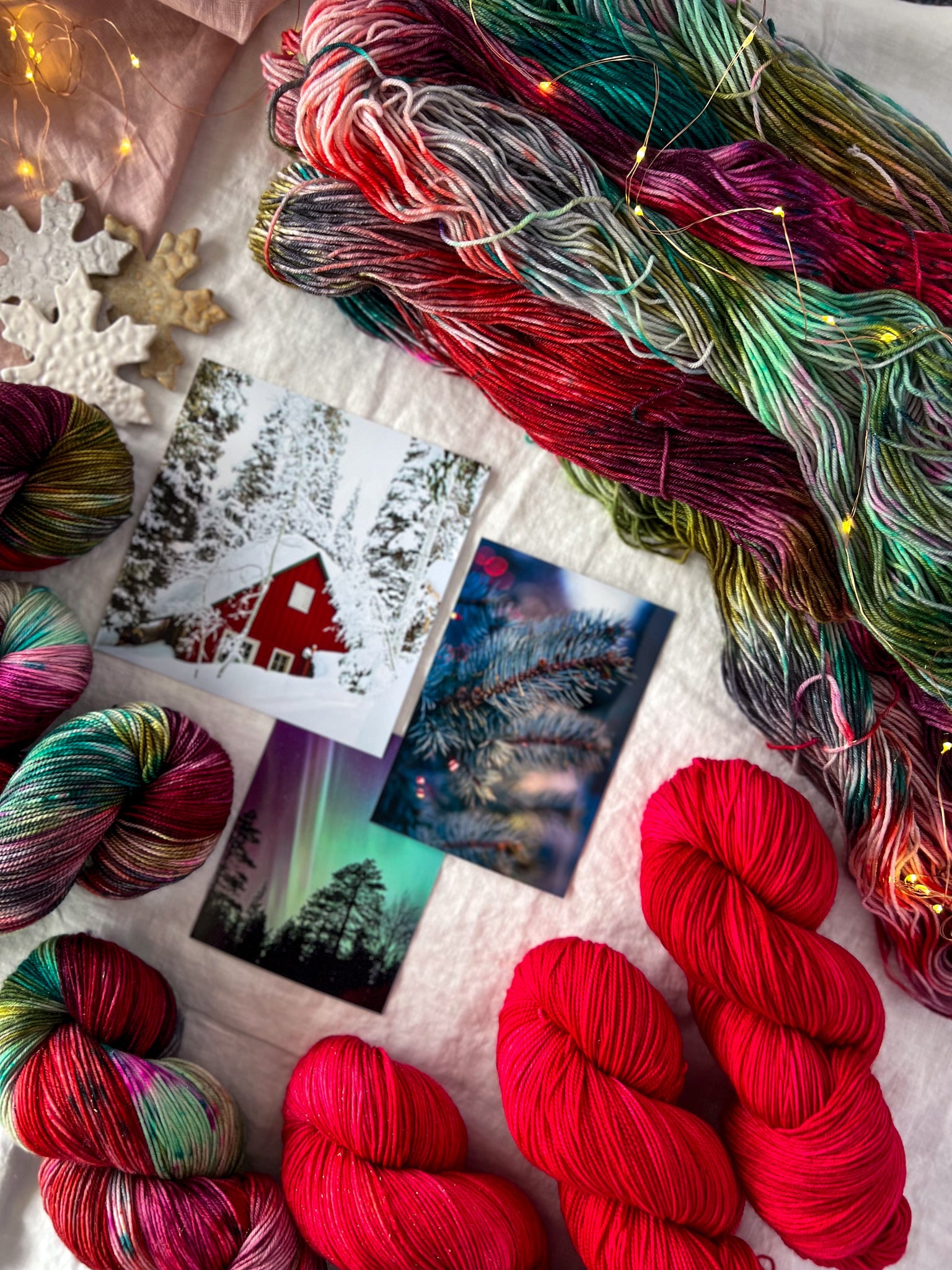 Home For The Holidays /// Pre-Order - Ruby and Roses Yarn - Hand Dyed Yarn