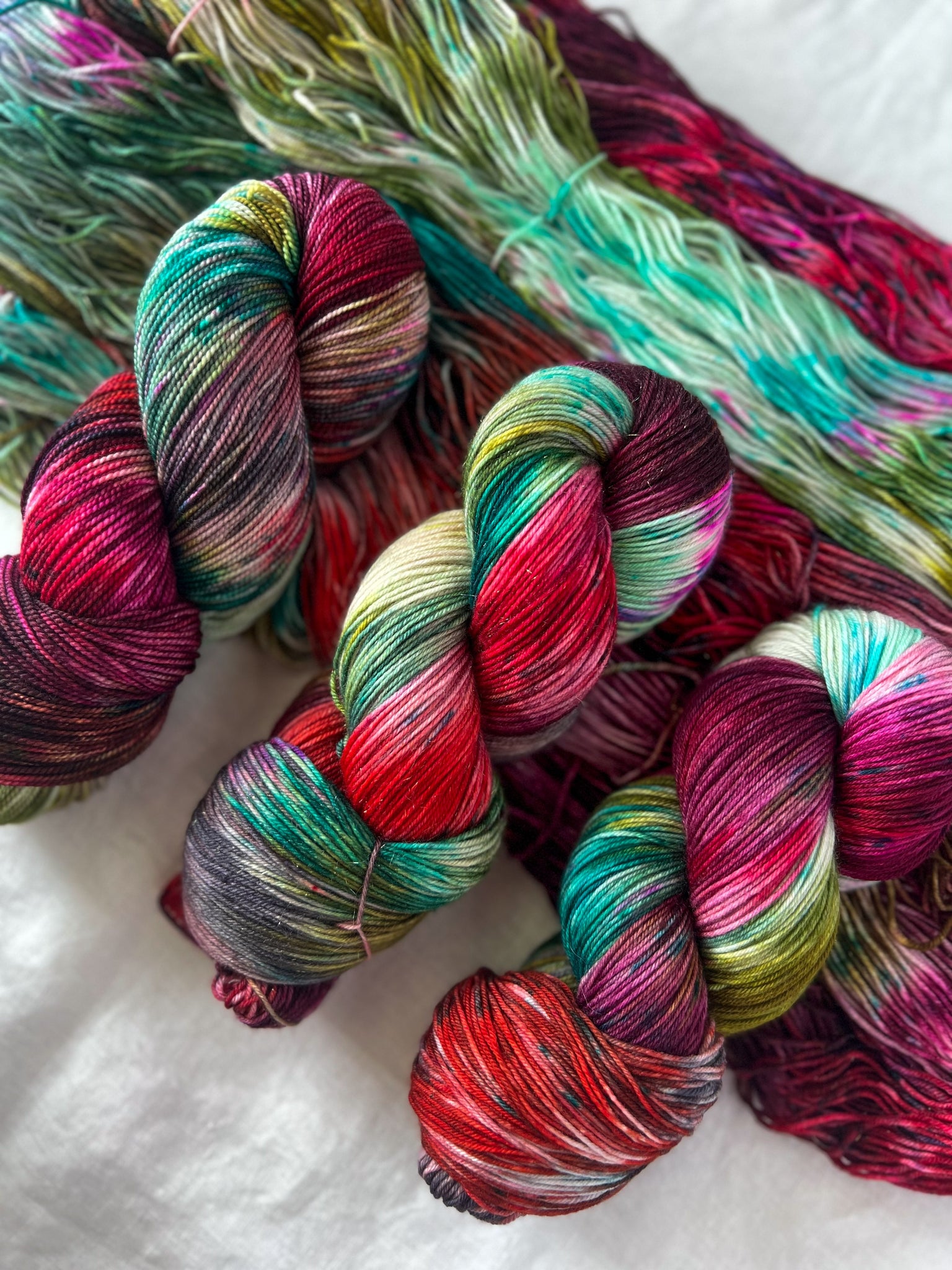 Home For The Holidays /// Pre-Order - Ruby and Roses Yarn - Hand Dyed Yarn