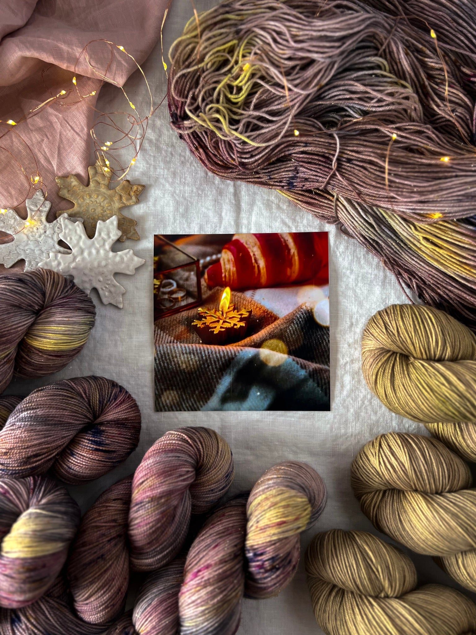 Inglenook /// Pre-Order - Ruby and Roses Yarn - Hand Dyed Yarn