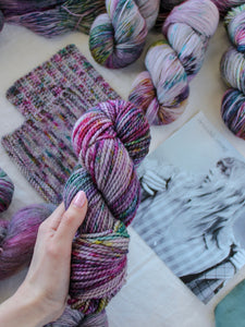 Invisible String /// Pre-Order - Ruby and Roses Yarn - Hand Dyed Yarn