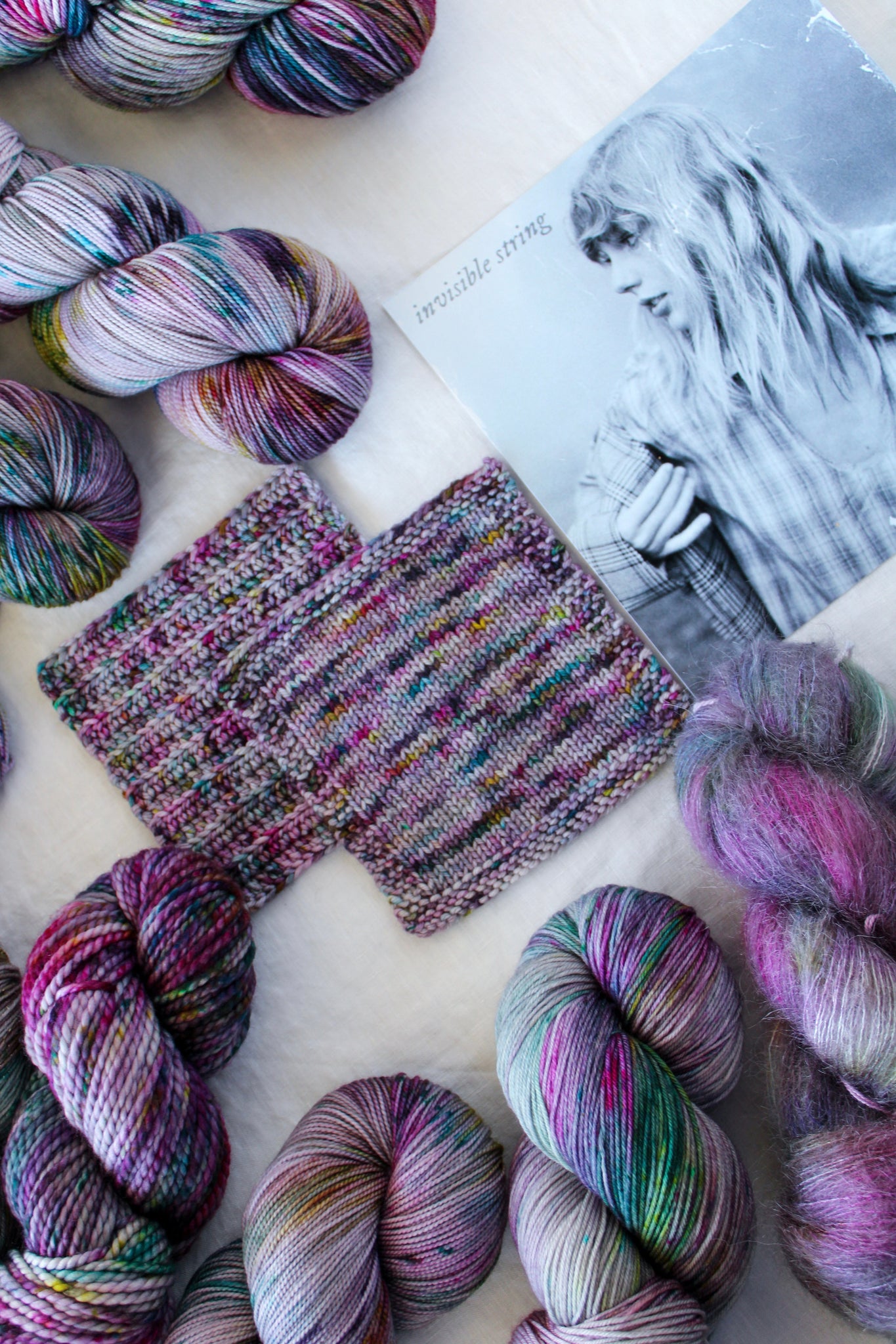 Invisible String /// Pre-Order - Ruby and Roses Yarn - Hand Dyed Yarn