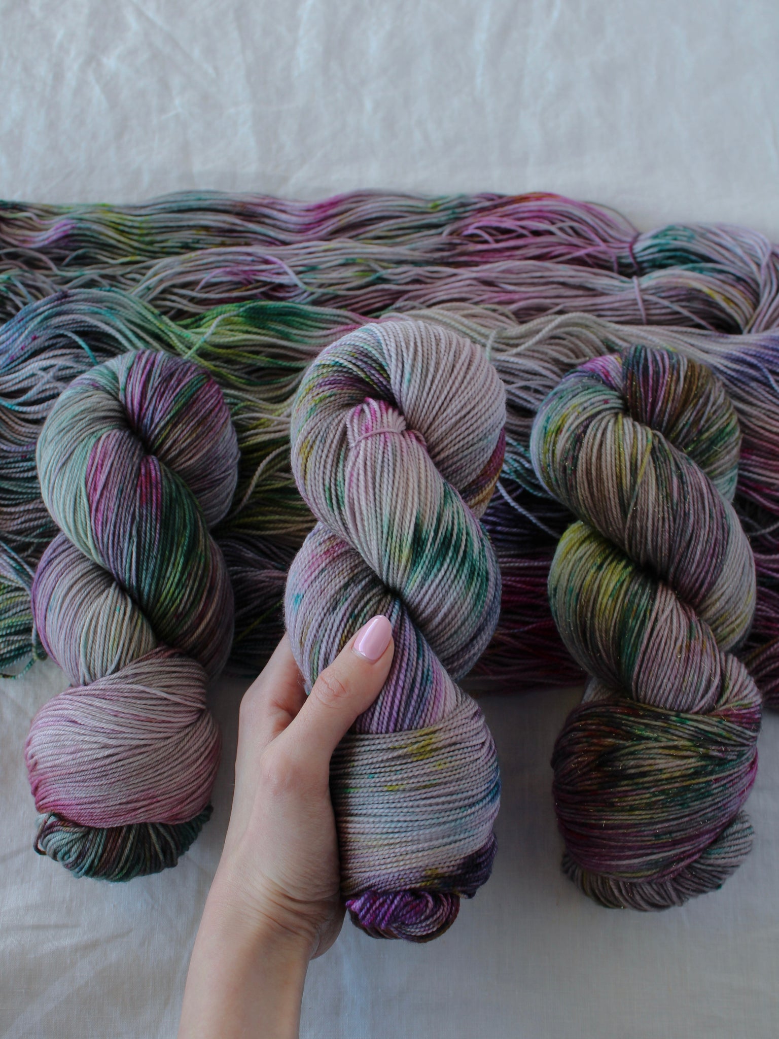 Invisible String /// Pre-Order - Ruby and Roses Yarn - Hand Dyed Yarn