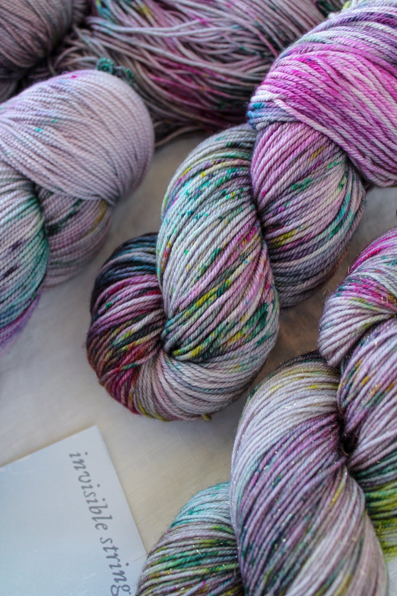 Invisible String /// Pre-Order - Ruby and Roses Yarn - Hand Dyed Yarn