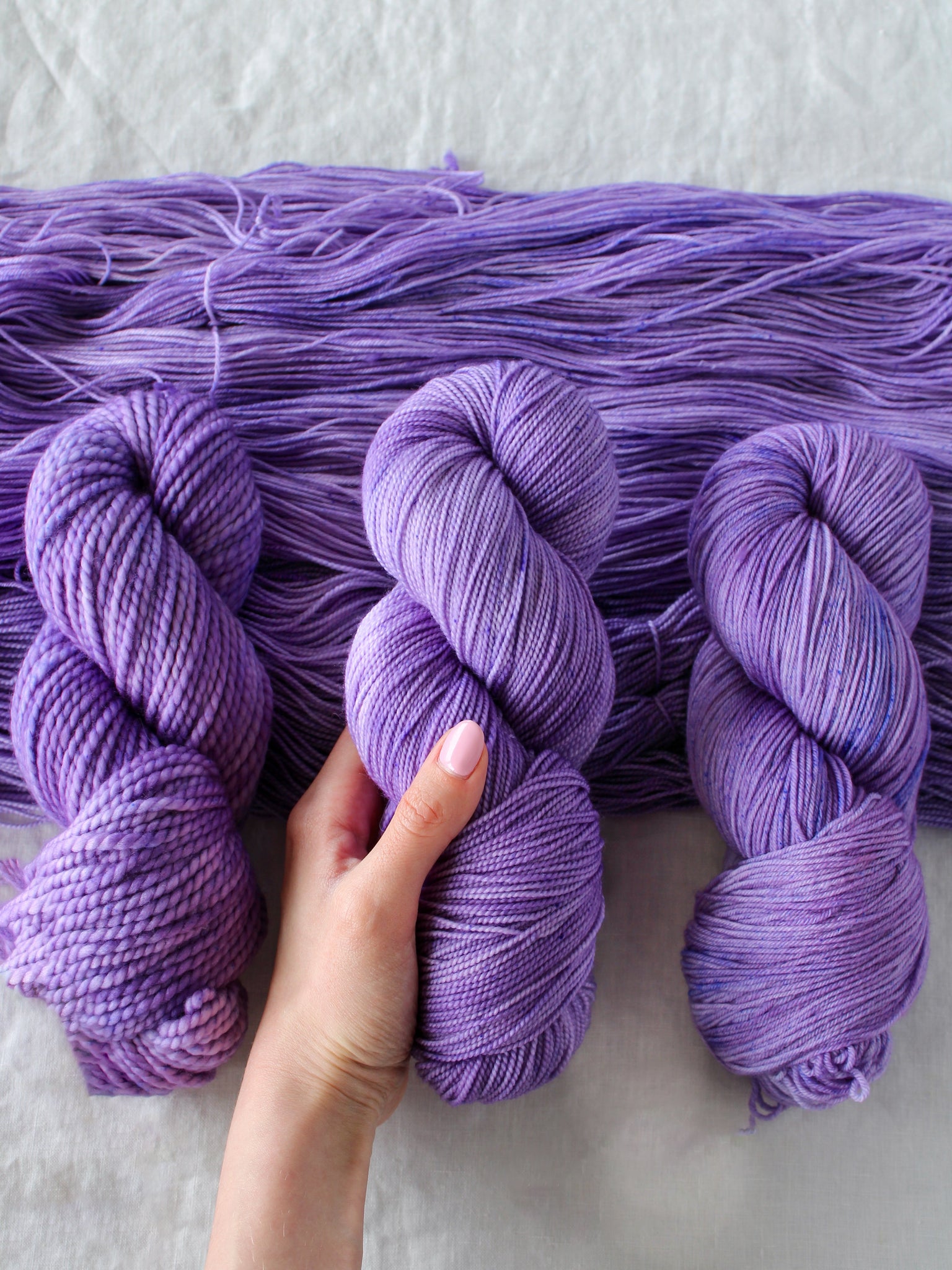 Lavender Haze /// Pre-Order - Ruby and Roses Yarn - Hand Dyed Yarn