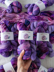 Lavender Haze - Sock Set /// Pre-Order - Ruby and Roses Yarn - Hand Dyed Yarn